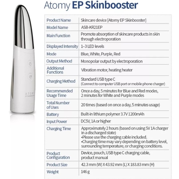 ATOMY EP SKIN Booster New ⭐️🎉HP🎉 - Picture 5 of 16